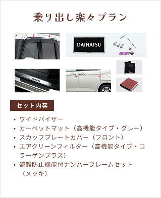 乗り出し楽々プラン